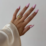 Ramona Rhinestone Stacked Ring