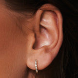 Classic Pave Huggies