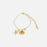 SEA SHELL BRACELET - GOLD