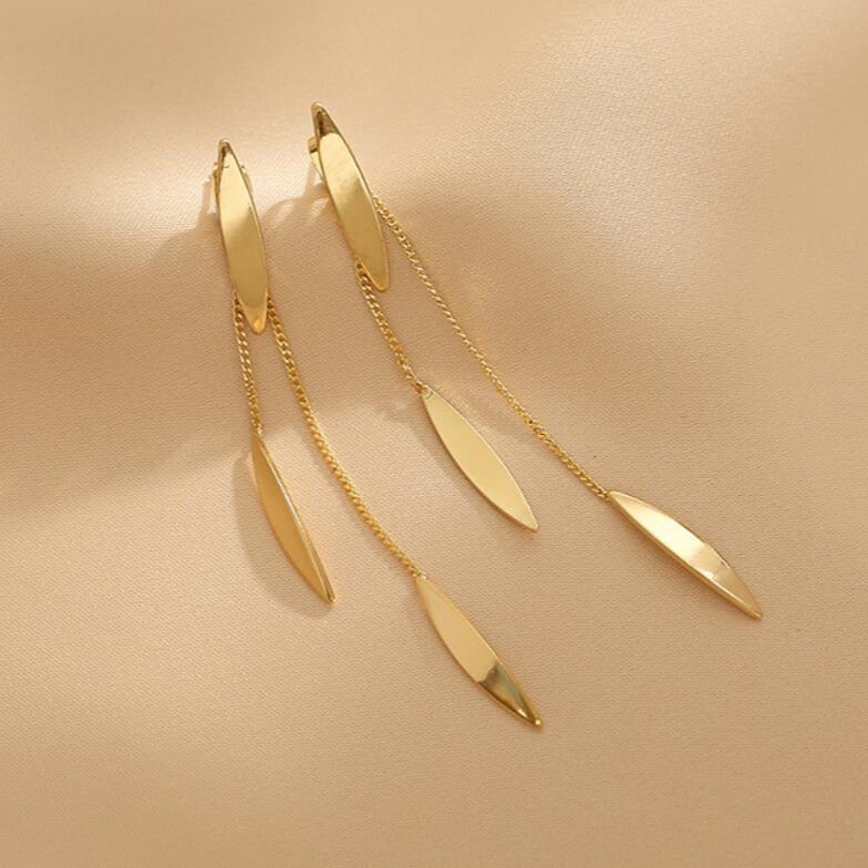 Gold Dakota Tassel Earrings
