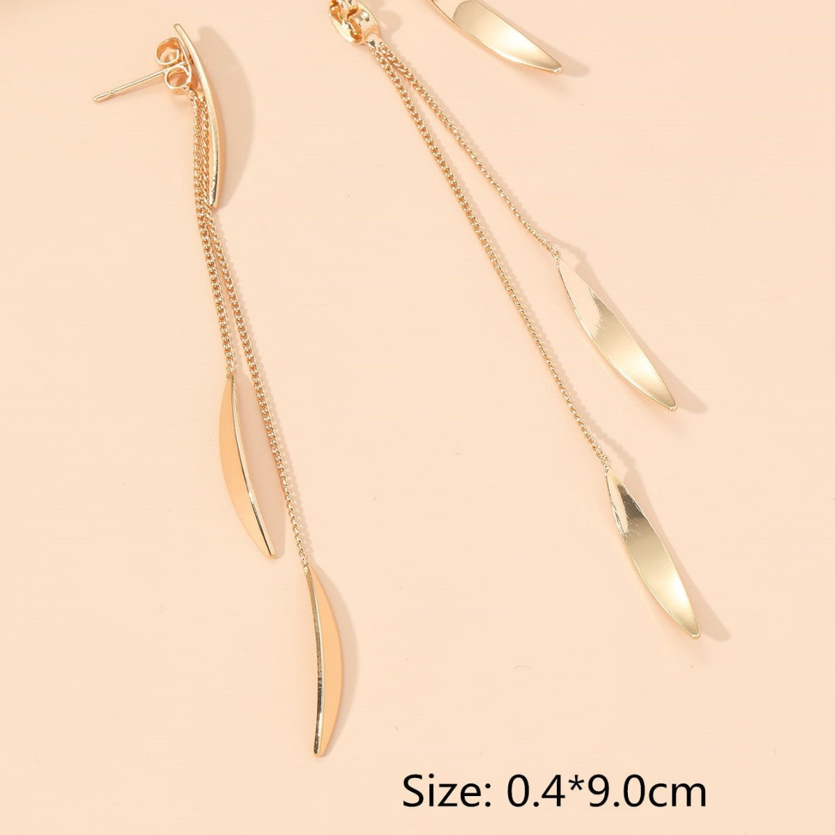 Gold Dakota Tassel Earrings