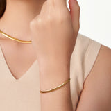 Unisex Herringbone Chain Bracelet