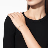 Mother Of Pearl Flower Station Bracelet