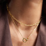 Interlocking Circle Necklace