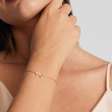 Petite Interlocking Heart Bracelet