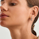 Medium Double Layered Hoops