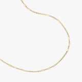 Cylinder Bead Chain Necklace