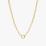 Paperclip Charm Necklace