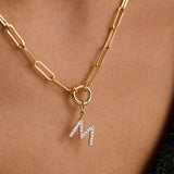 Paperclip Charm Necklace