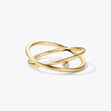 Overlapping Crystal Statement Ring
