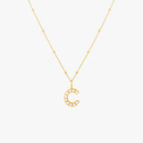Pearl Initial Necklace