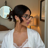 Mini Heart Chain Necklace - Gold