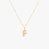 Pearl Initial Necklace