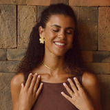 Gold Blossom Earrings