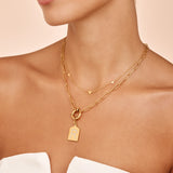 Pavè Initial Pendant Necklace