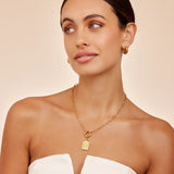 Pavè Initial Pendant Necklace