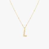 Pearl Initial Necklace