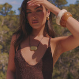 CORD PEBBLE NECKLACE GOLD