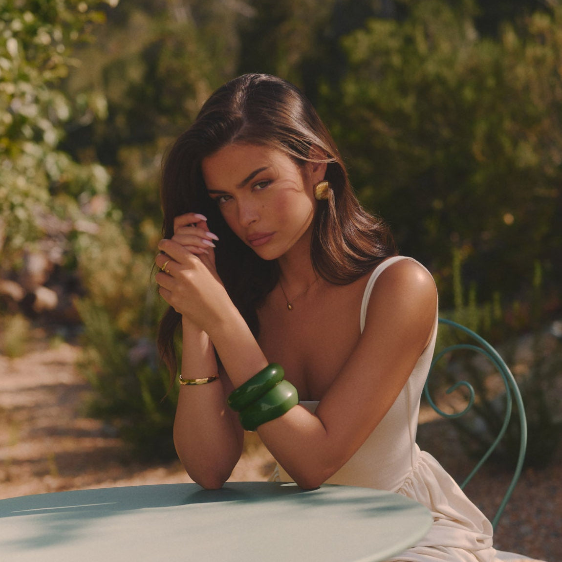 LARGE STACKING BANGLE - GOLD