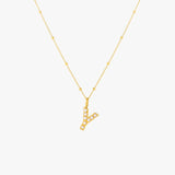 Pearl Initial Necklace