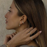 Emma - Geometric Ring for Women, Elegant Sterling Silver Design