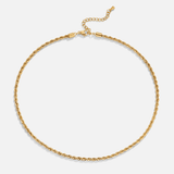 Free Calla Gold Twisted Chain Necklace