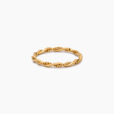 Dainty Double Twist Ring