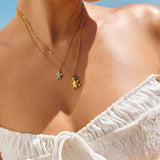 Opal Turtle Necklace