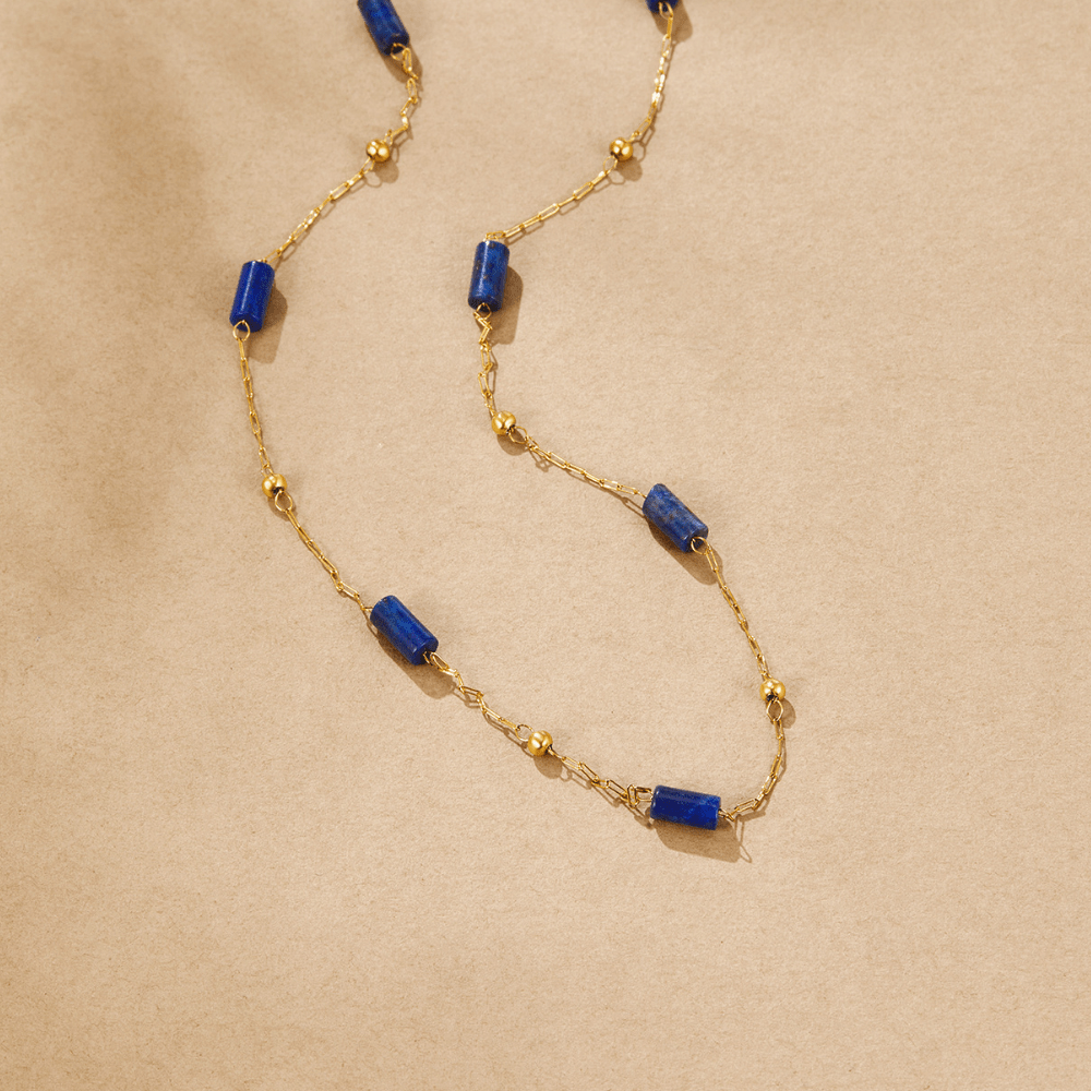 Lapiz Lazuli Bead Necklace