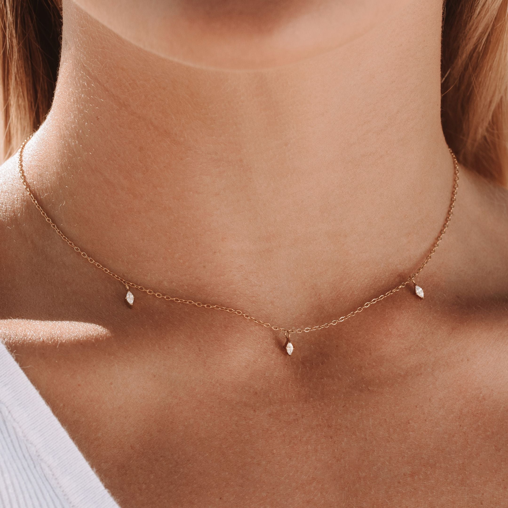 Triple Sparkle Choker