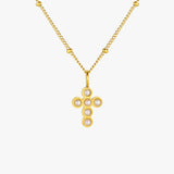 Pearl Cross Necklace