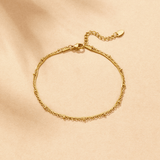 Pia Gold Layered Anklet