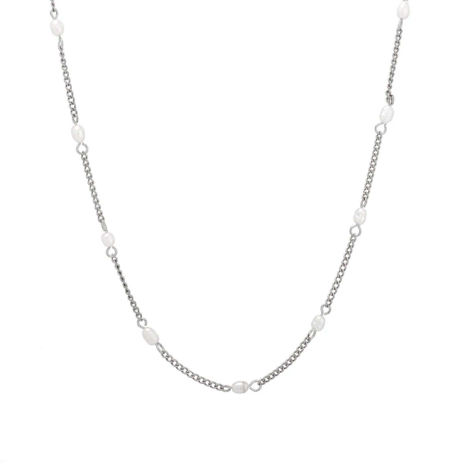 Dainty Gold Pearl Choker