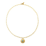 Turquoise Evil Eye Necklace