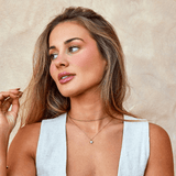 Vintage Blue Opal Pendant Necklace