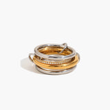 Ivana Minimalist Four Stacked Ring