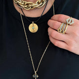 Ophelie Luxe Gemstone Five-Stack Ring