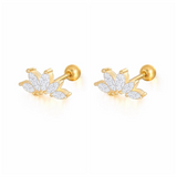 Crystal Pave Earrings S925