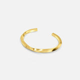 WAVE CUFF BANGLE GOLD