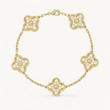 CLOVER LEAF BRACELET | DIAMOND