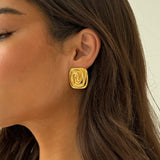 SPIRAL EARRINGS GOLD