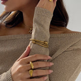 WIRE BRACELET GOLD