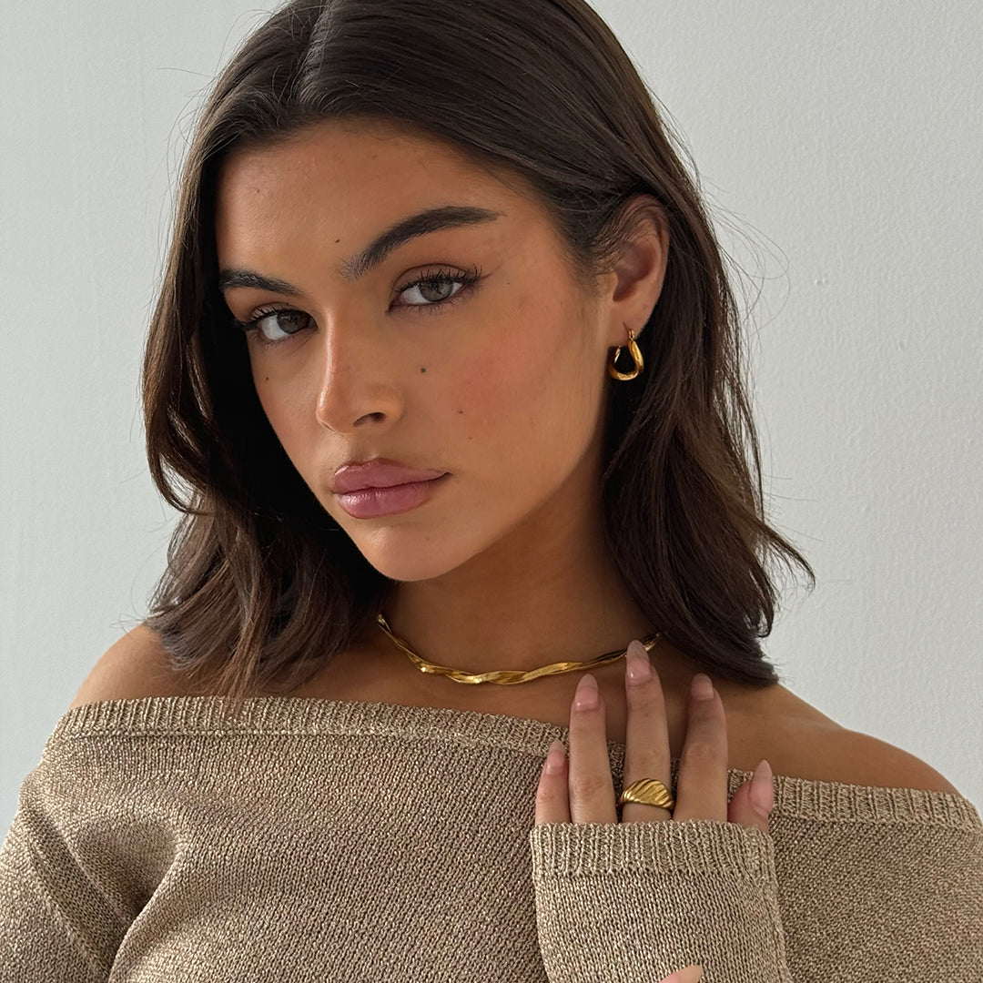 TWIST NECKLACE GOLD