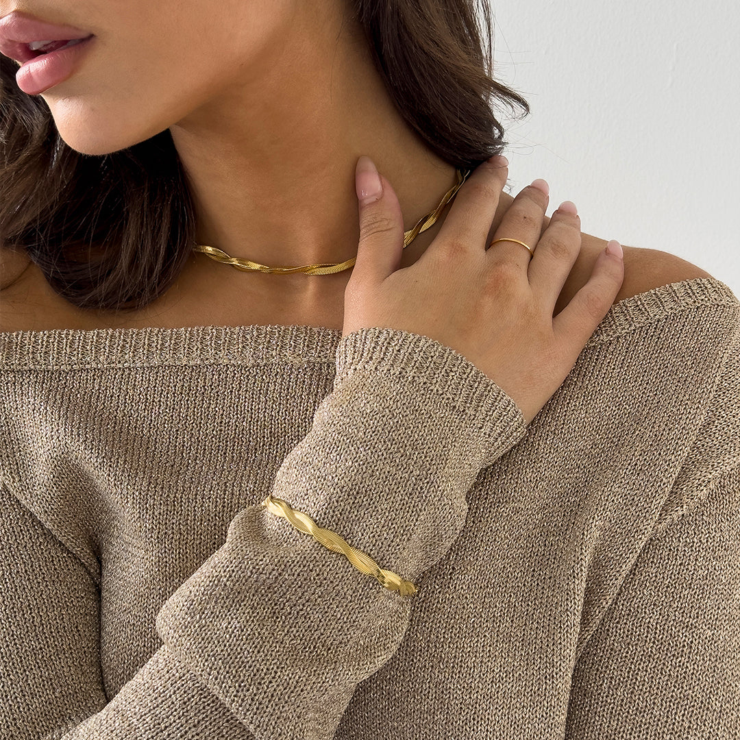 TWIST BRACELET GOLD