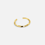 WAVE CUFF BANGLE GOLD