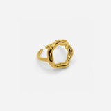 OPEN CIRCLE RING - GOLD
