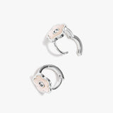 Mother of Pearl Flower Huggies