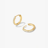 Classic Pave Huggies