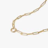 Paperclip Charm Necklace