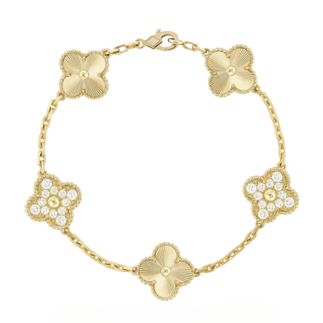 LUXURY CLOVER DIAMOND BRACELET